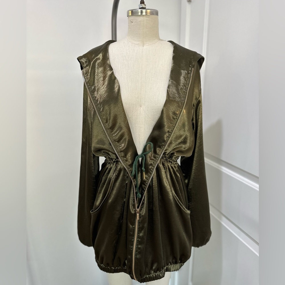 Satin silky Summer Hoody